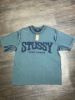 圖片 2026SS STUSSY BURLY STONE WASHED TEE 石洗 復古 短T 藍色 1905176