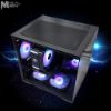 圖片 MiEN R5-7500F RTX5060 遊戲電競黑色機殼米恩電腦主機