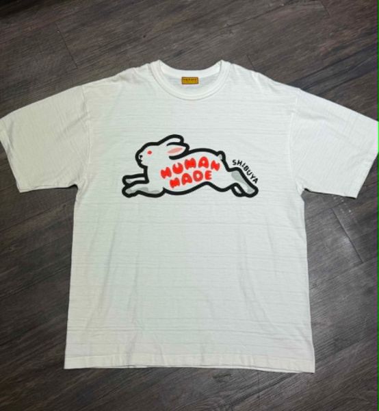 圖片 HUMAN MADE 澀谷限定兔子短袖T 白色