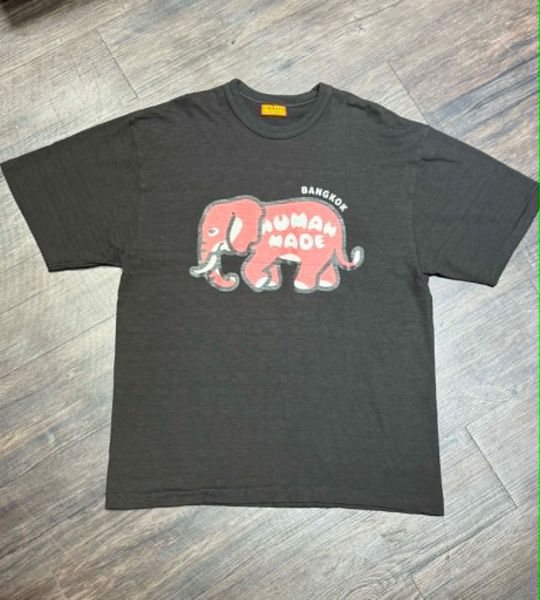 圖片 HUMAN MADE X KAWS 泰國限定 黑色 大象 T