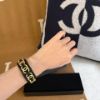 圖片 Chanel 黑金熔岩滿logo手鍊