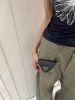 圖片 Prada 黑色三角標零錢包