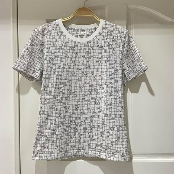 圖片 Hermes 字母滿緞帶logo短t