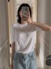 圖片 Chanel 22p白色雲朵短袖上衣