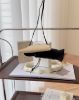 圖片 【LOEWE】經典拉菲草斜背手機包 米色