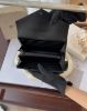 圖片 【YSL】魚子醬掀蓋長夾 全黑