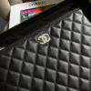 圖片 Chanel 黑銀羊皮水鑽手包