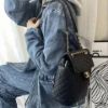 圖片 Chanel 黑金牛皮薩爾茲堡後背包