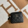 圖片 Chanel 23a黑鑽荔枝吐司錢包