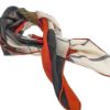 圖片 Hermes 展示品 喀什米爾混絲駿馬飲水圖騰絲巾/方巾-65cm(黑/米/咖)