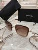 圖片 【現貨】麗睛眼鏡 Chanel【可刷卡分期】香奈兒 CH4244 棕色-雙鏈條 太陽眼鏡 附香奈兒眼鏡鏈 精品眼鏡