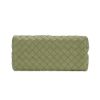圖片 Bottega Veneta 展示品 Andiamo 羊皮編織金紐結手提斜背二用包-小(766014-鼠尾草綠)
