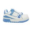 圖片 Louis Vuitton 展示品 LV Trainer 壓克力造型皮革運動鞋#34(白/水藍)