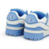 圖片 Louis Vuitton 展示品 LV Trainer 壓克力造型皮革運動鞋#34(白/水藍)