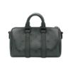 圖片 Louis Vuitton Keepall 25 字花帆布手提斜背波士頓包(M28369-黑)