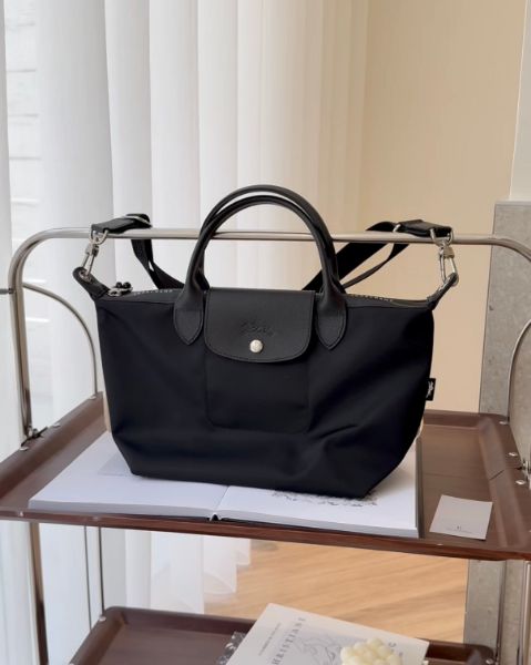 圖片 【LONGCHAMP】LE PLIAGE ENERGY 手提肩背包 小號 黑色