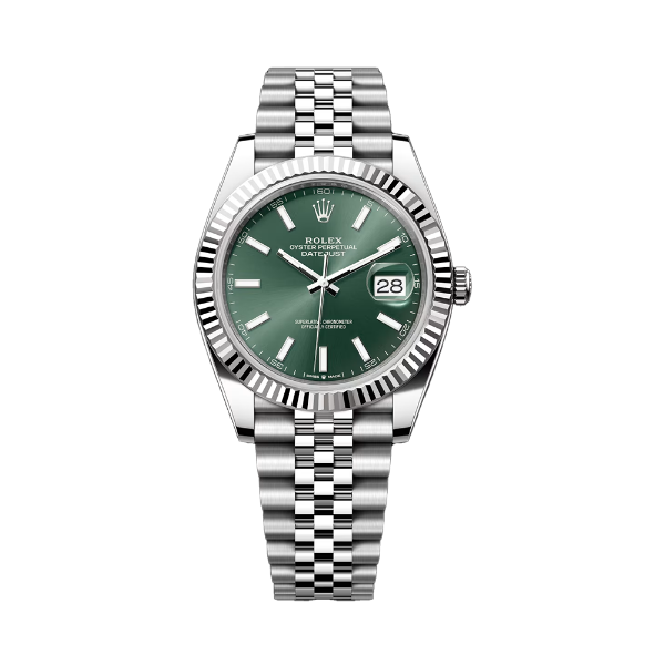 圖片 【ROLEX】勞力士 Date Just系列 126334 薄荷綠 太陽圈 五珠帶 41mm