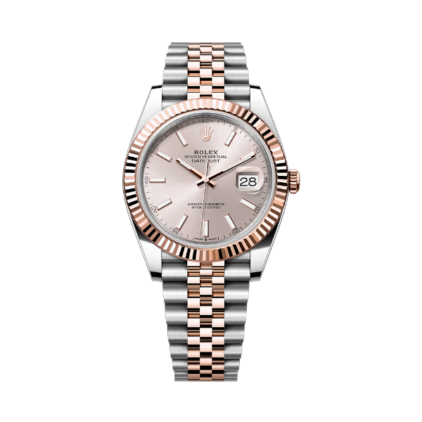 圖片 【ROLEX】勞力士 Date Just系列 126331 半金 玫瑰金 日亮金 條丁時標 太陽圈  41mm