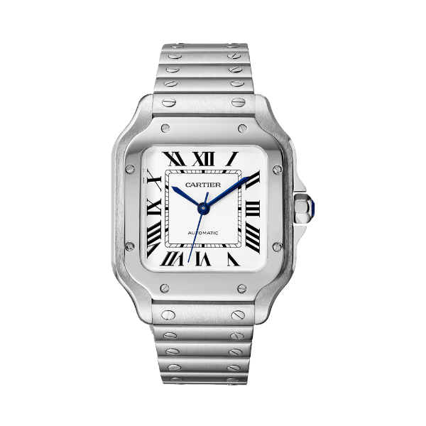 圖片 【CARTIER】卡地亞 SANTOS系列 山度士 中型款 WSSA0029 白面 精鋼 鍊帶款 35.1mm