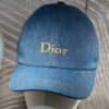 圖片 《在台現貨最低特價  最新Dior  藍色亞麻牛仔布 D-Player 棒球帽