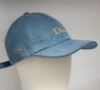 圖片 《在台現貨最低特價  最新Dior  藍色亞麻牛仔布 D-Player 棒球帽