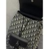 圖片 Dior 經典牛皮設計 搭配 黑色、卡其老花滿版logo設計 後背包
