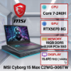 圖片 MSI Cyborg 15 Max C2WG-006TW 微星輕薄戰鬥電競筆電/Core 7-240H/RTX5070 8G/16GB DDR5/512GB PCIe/15.6吋 FHD 144Hz/W11🎈送保護套/滑鼠墊/鍵盤膜🎈