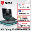 圖片 MSI 微星Cyborg 15 15.6吋 電競筆電黑色(Core5-210H/16G/512G SSD/RTX3050-6G/W11/A2RUDX-2288TW)🎈送保護套/滑鼠墊/鍵盤膜🎈