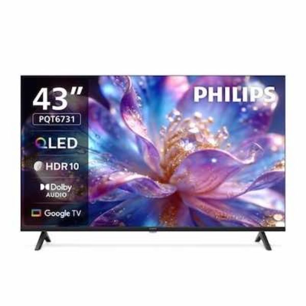 圖片 Philips 43型 FHD QLED Google TV 智慧顯示器 43PQT6731