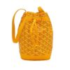 圖片 Goyard Petit Flot 印花帆布斜背水桶包(黃)         