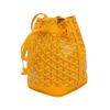 圖片 Goyard Petit Flot 印花帆布斜背水桶包(黃)         