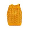 圖片 Goyard Petit Flot 印花帆布斜背水桶包(黃)         