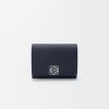 圖片 Loewe Anagram trifold wallet in pebble grained calfskin 三折短夾