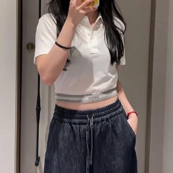 圖片 Loewe 短版polo衣