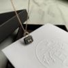 圖片 Hermes 18k玫瑰金黑玉康康項鍊