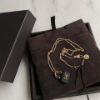 圖片 Hermes 18k玫瑰金黑玉康康項鍊
