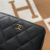圖片 Chanel 黑金荔枝加大版零錢包