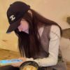 圖片 Chanel 黑色亮片棒球帽