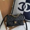 圖片 Chanel 黑金孟買手提斜背包