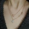圖片 Hermes 嬰兒粉mini pop h 項鍊