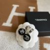 圖片 Chanel 黑色disco水鑽球球耳針
