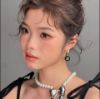圖片 Chanel 黑色disco水鑽球球耳針