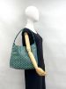 圖片 《我最便宜!全新正品》GOYARD 高雅德經典HOBO BAG系列印花防水帆布單肩購物包(綠色)