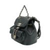 圖片 Chanel 展示品 Duma 菱格羊皮淡金釦後背包(AS2908-黑)