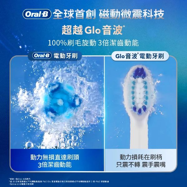 圖片 Oral-B 歐樂B德國百靈Oral-B-iO5 微震科技電動牙刷