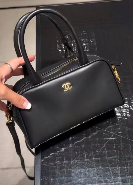 圖片 CHANEL 26B mini 保齡球包 黑