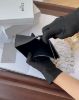 圖片 【CELINE】凱旋門粒面牛皮對折短夾 黑金