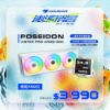 圖片 COUGAR 美洲獅 POSEIDON VISTEK PRO ARGB 360 LCD 一體式水冷散熱器 白色