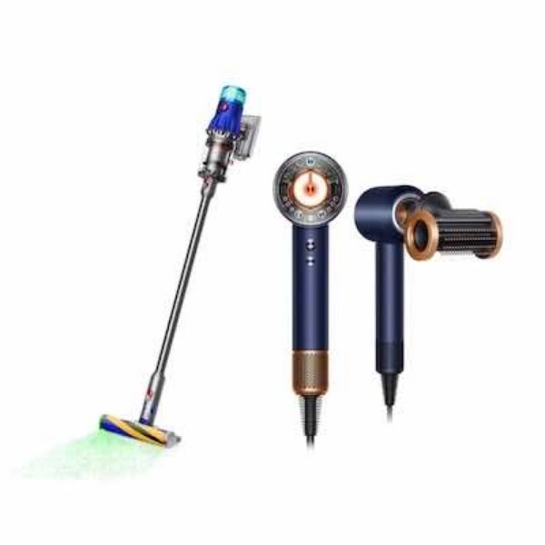 圖片 dyson 戴森  V12 SV46 強勁輕量智慧無線吸塵器 + HD16 吹風機 溫控 負離子