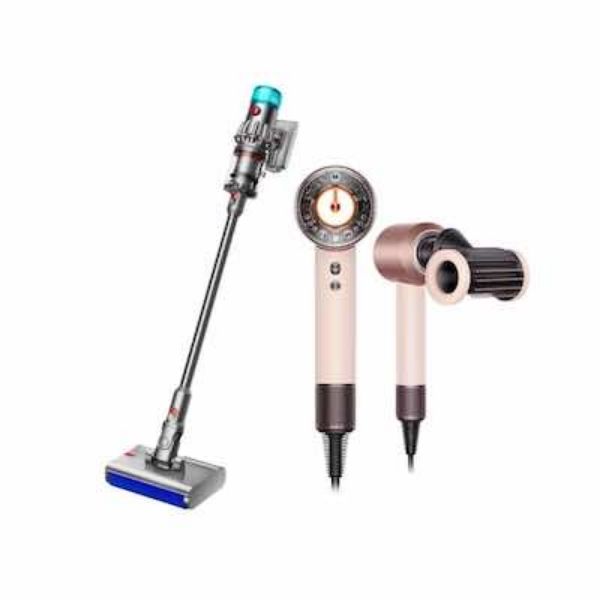 圖片 dyson 戴森  V12s SV49乾溼全能洗地吸塵器 + HD16 吹風機 溫控 負離子